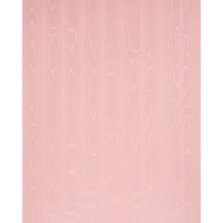 Schumacher 87108 Washington Moiré Pink fabric swatch