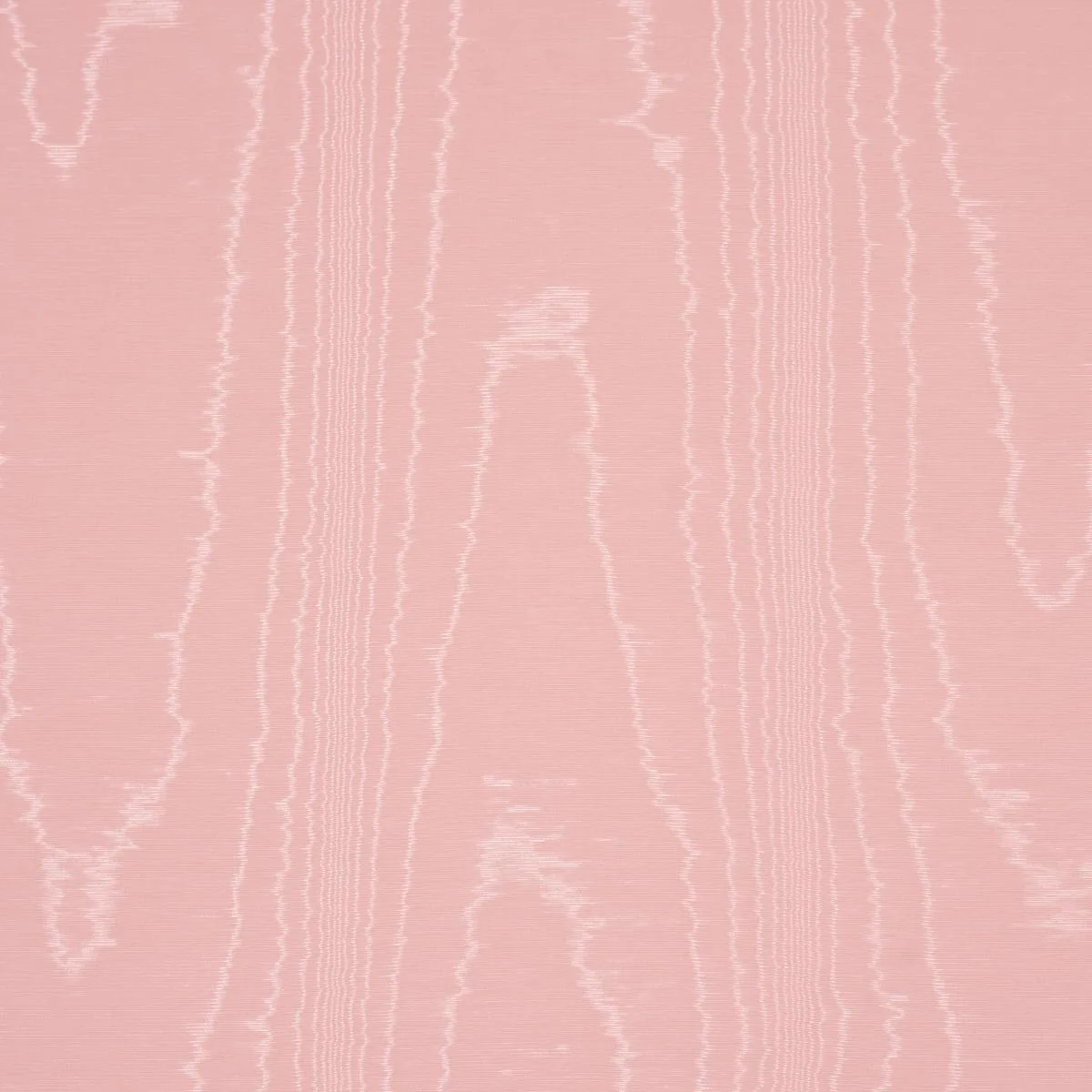 Schumacher 87108 Washington Moiré Pink fabric swatch