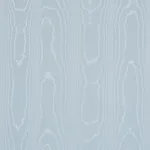 Schumacher 87100 Washington Moiré Robin's Egg fabric swatch