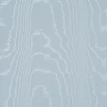 Schumacher 87100 Washington Moiré Robin's Egg fabric swatch