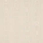 Schumacher 87104 Washington Moiré Vanilla fabric swatch