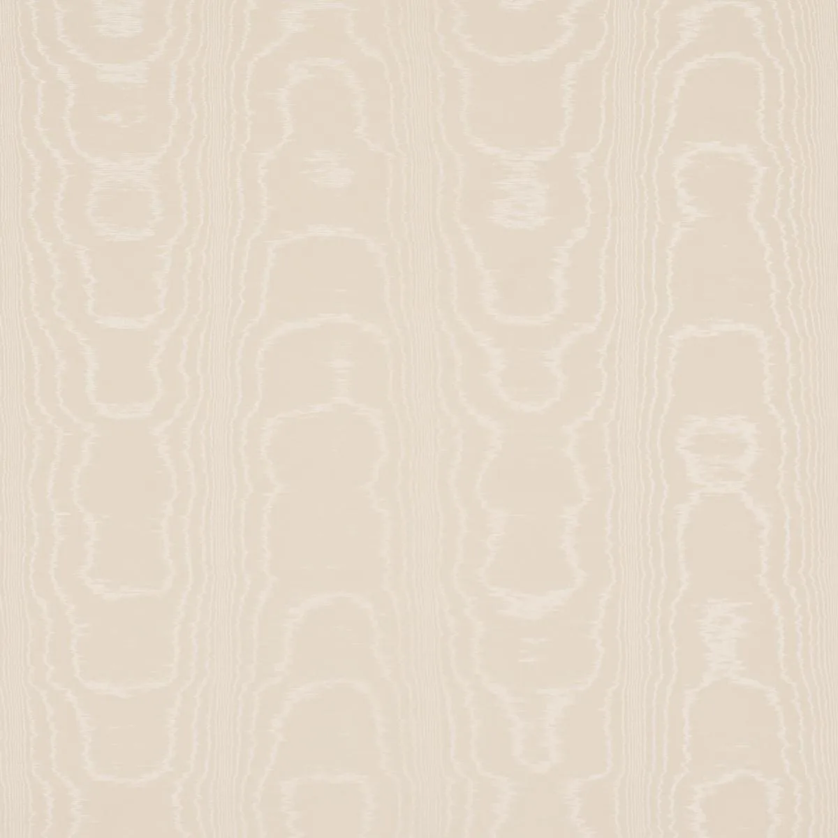 Schumacher 87104 Washington Moiré Vanilla fabric swatch