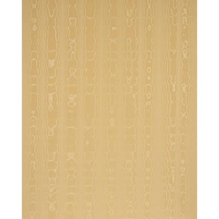 Schumacher 87107 Washington Moiré Yellow fabric swatch