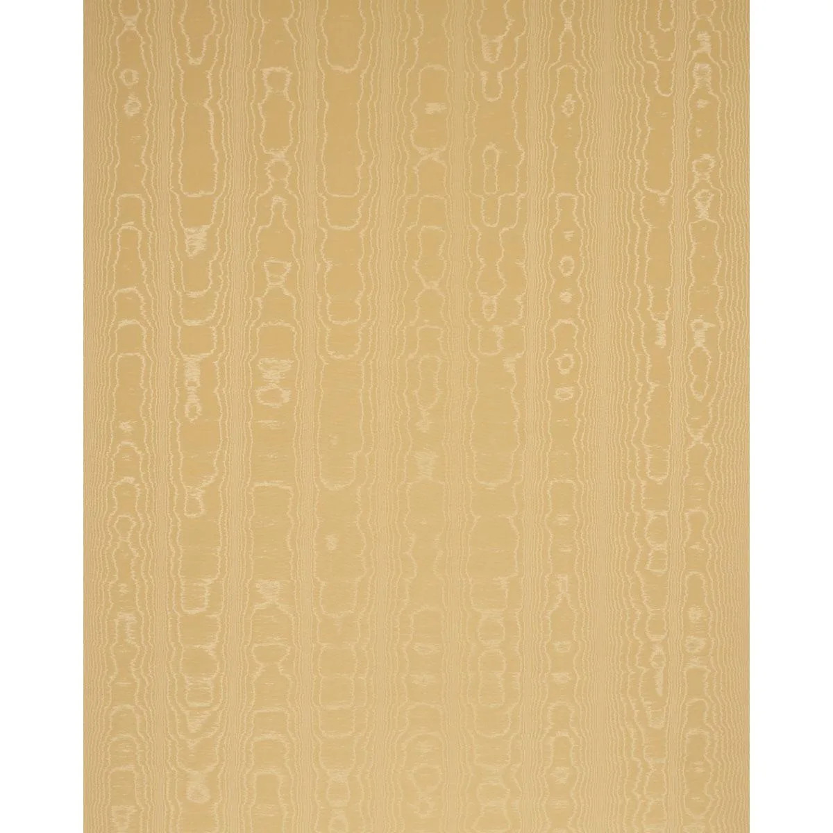 Schumacher 87107 Washington Moiré Yellow fabric swatch