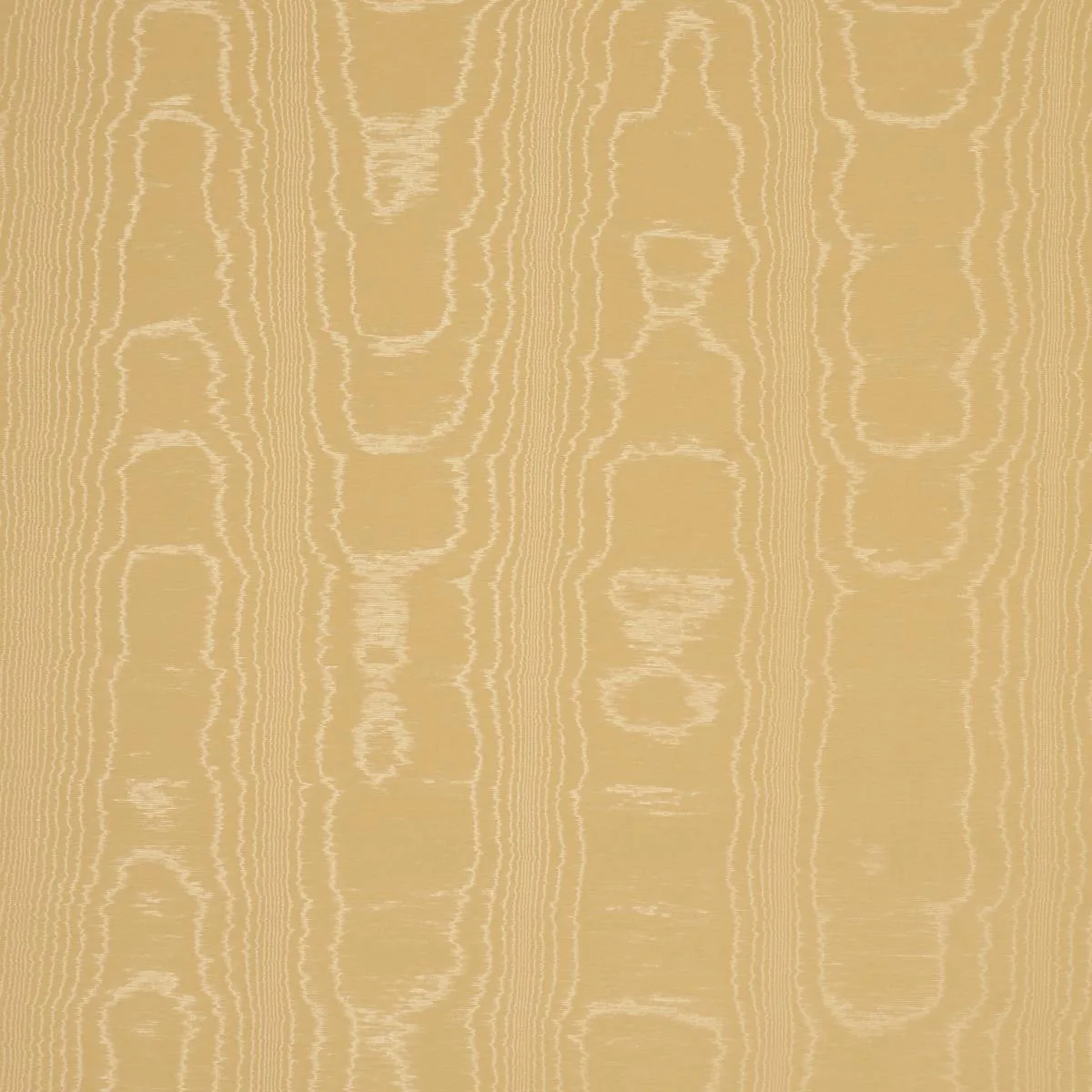 Schumacher 87107 Washington Moiré Yellow fabric swatch