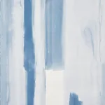 Schumacher 177173 Watercolor Blue fabric swatch