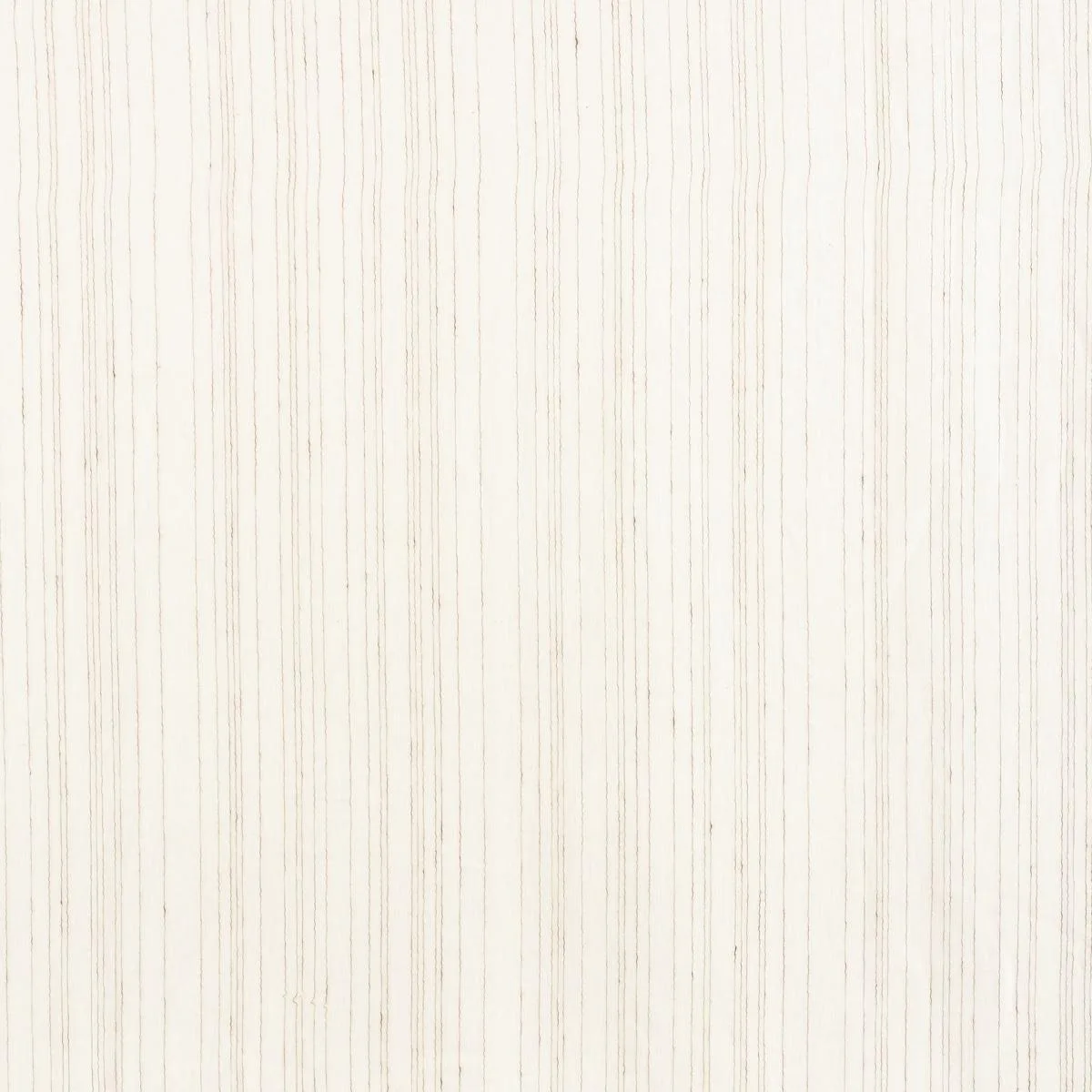 Schumacher 69110 Watkins Sheer White Sand fabric swatch