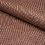 Schumacher 85311 Weaved Basketry Chocolate fabric swatch
