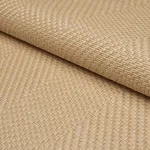 Schumacher 85310 Weaved Basketry Natural fabric swatch