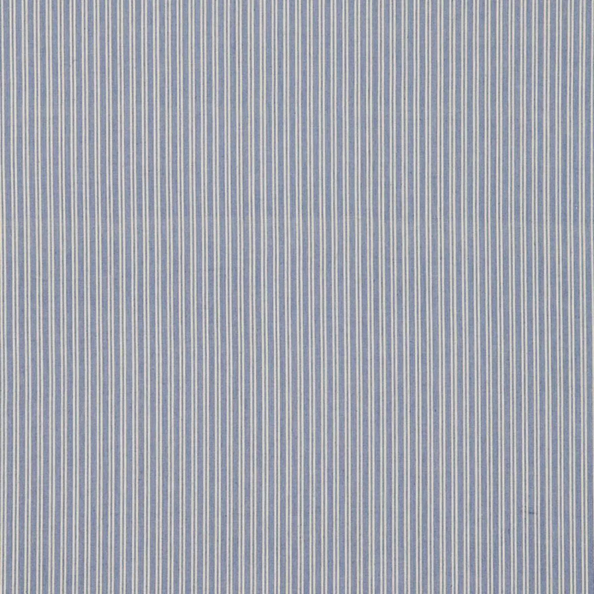 Schumacher 60072 Wellfleet Ticking Stripe Pacific fabric swatch