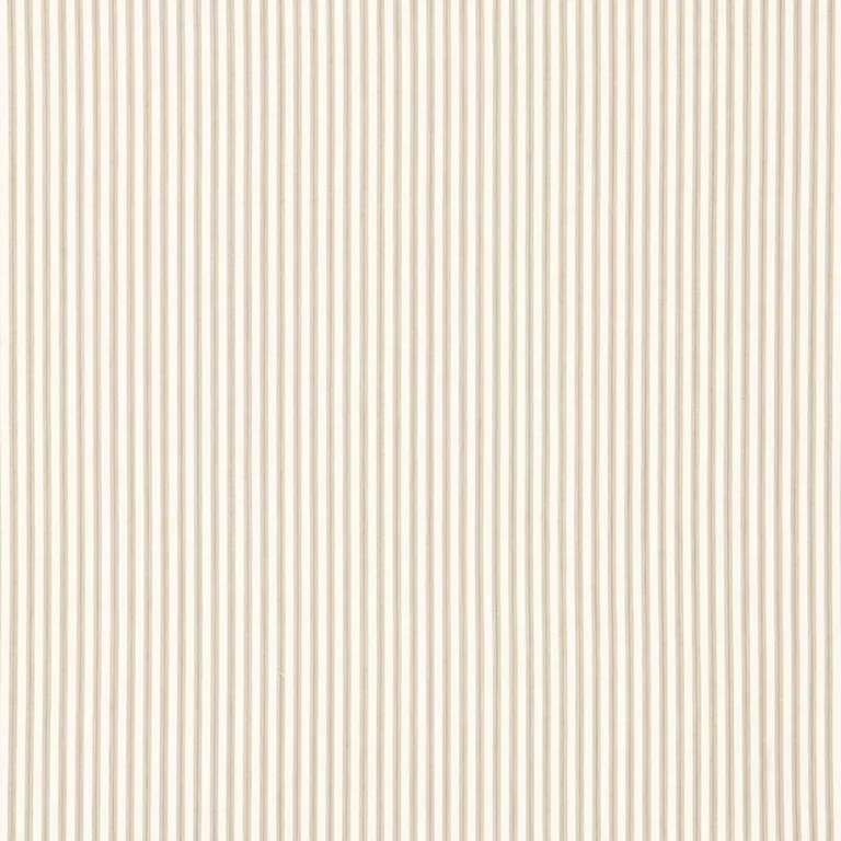 Schumacher 66020 Wellfleet Ticking Stripe Pebble fabric swatch