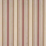 Schumacher 3322011 Wellington Stripe Multi On Pecan fabric swatch