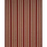 Schumacher 3322023 Wellington Stripe Multi On Spice fabric swatch
