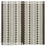 Schumacher 75474 Wentworth Embroidery Carbon fabric swatch