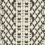 Schumacher 75474 Wentworth Embroidery Carbon fabric swatch