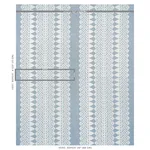 Schumacher 75475 Wentworth Embroidery Chambray fabric swatch