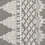 Schumacher 75471 Wentworth Embroidery Haze fabric swatch