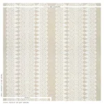 Schumacher 75472 Wentworth Embroidery Natural fabric swatch
