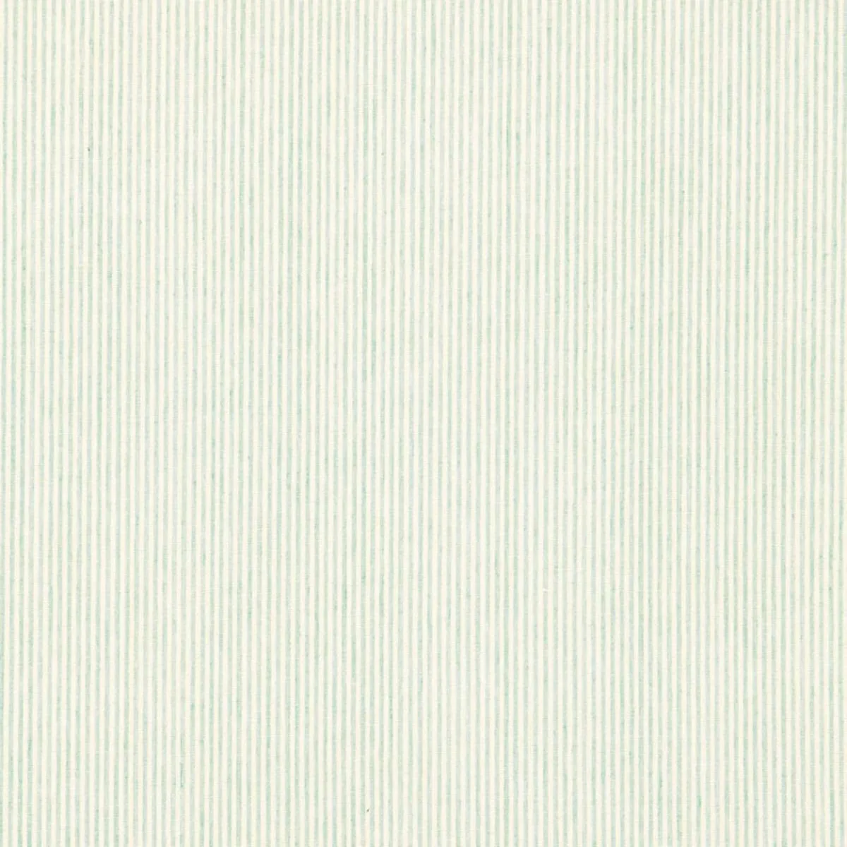 Schumacher 65984 Wesley Linen Ticking Stripe Aqua fabric swatch