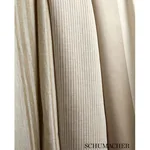 Schumacher 65981 Wesley Linen Ticking Stripe Ebony fabric swatch