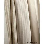 Schumacher 65980 Wesley Linen Ticking Stripe Umber fabric swatch