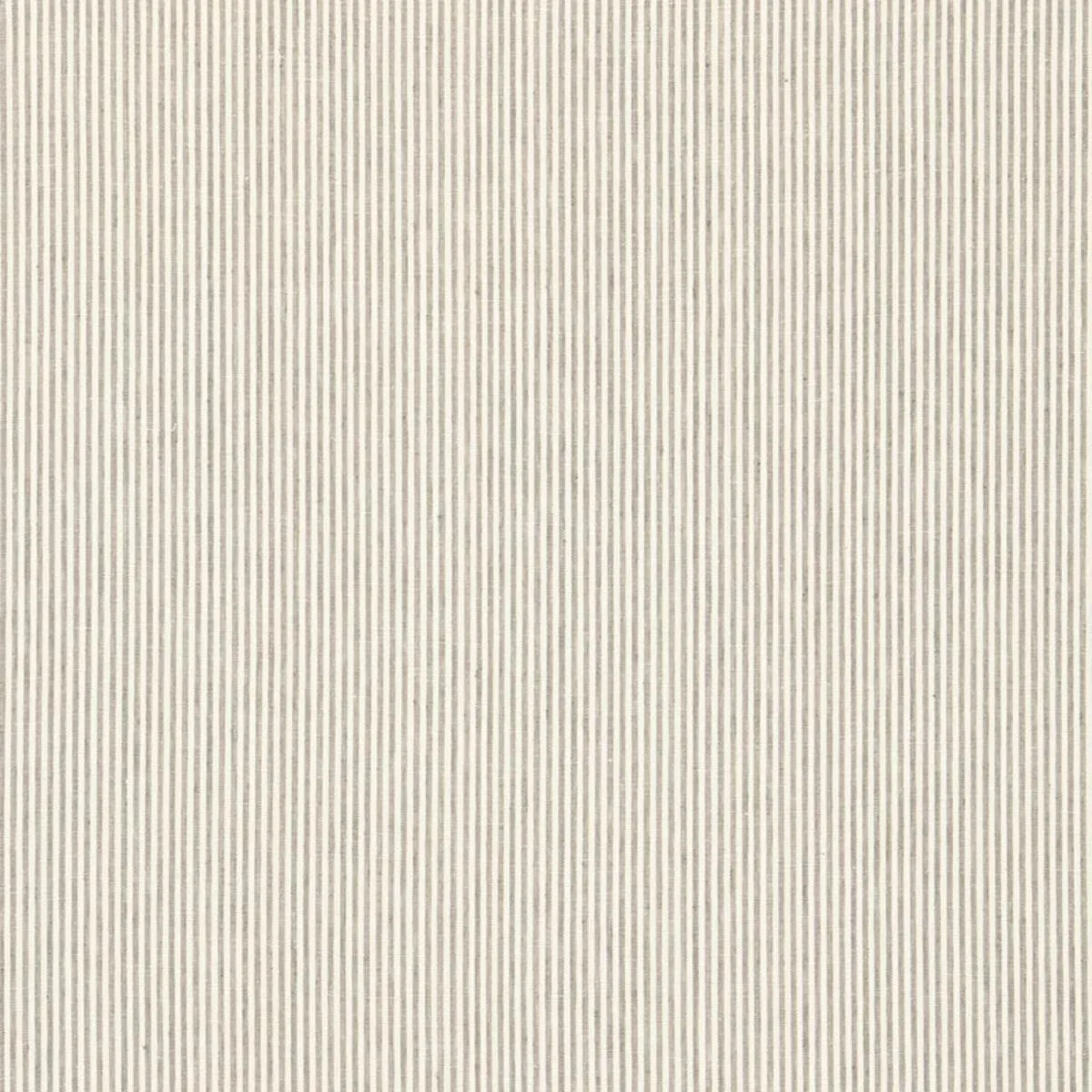 Schumacher 65980 Wesley Linen Ticking Stripe Umber fabric swatch