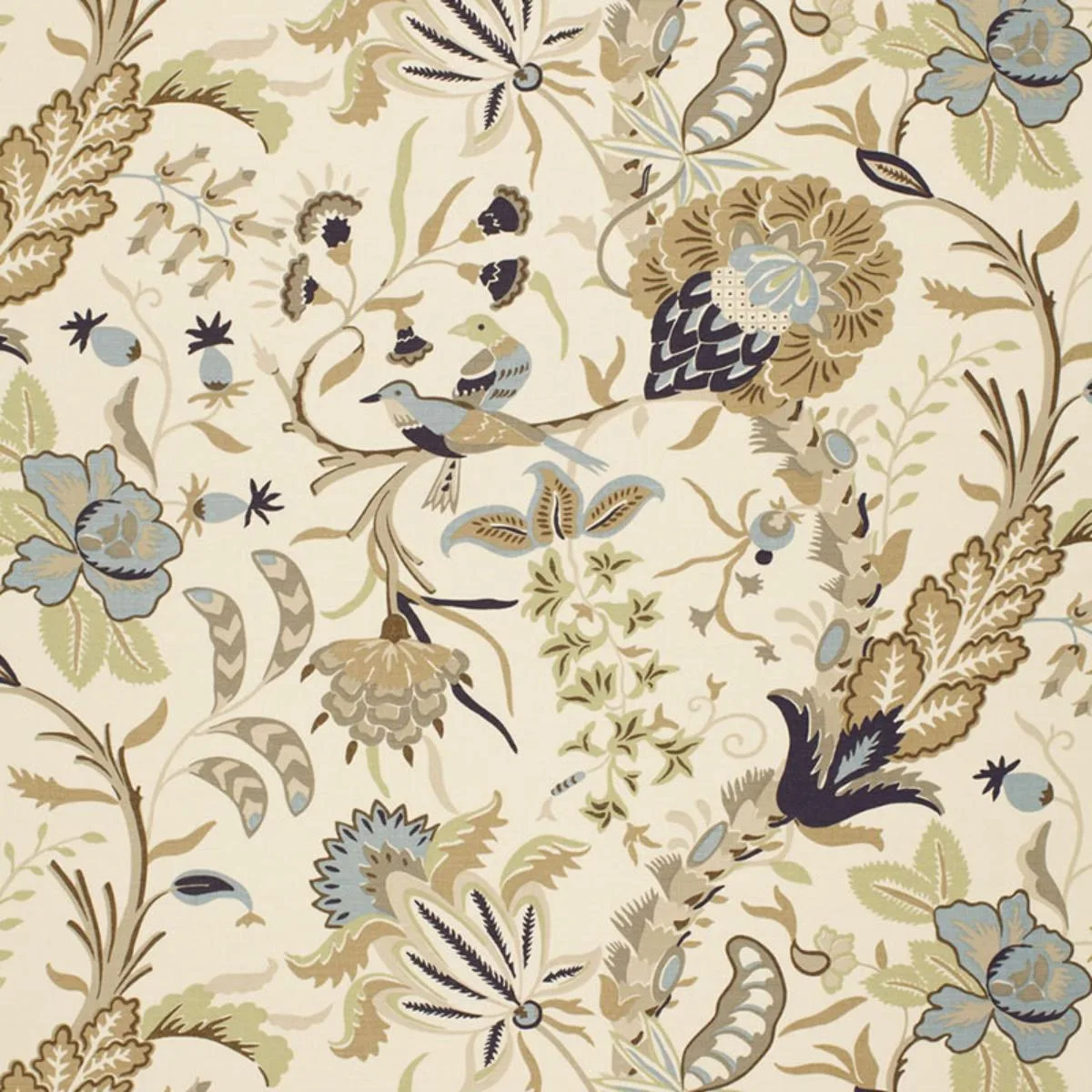 Schumacher 1326002 Westbourne Grove Mineral fabric swatch