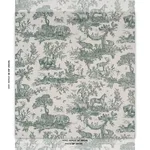 Schumacher 182272 Western Toile Forest fabric swatch