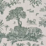 Schumacher 182272 Western Toile Forest fabric swatch