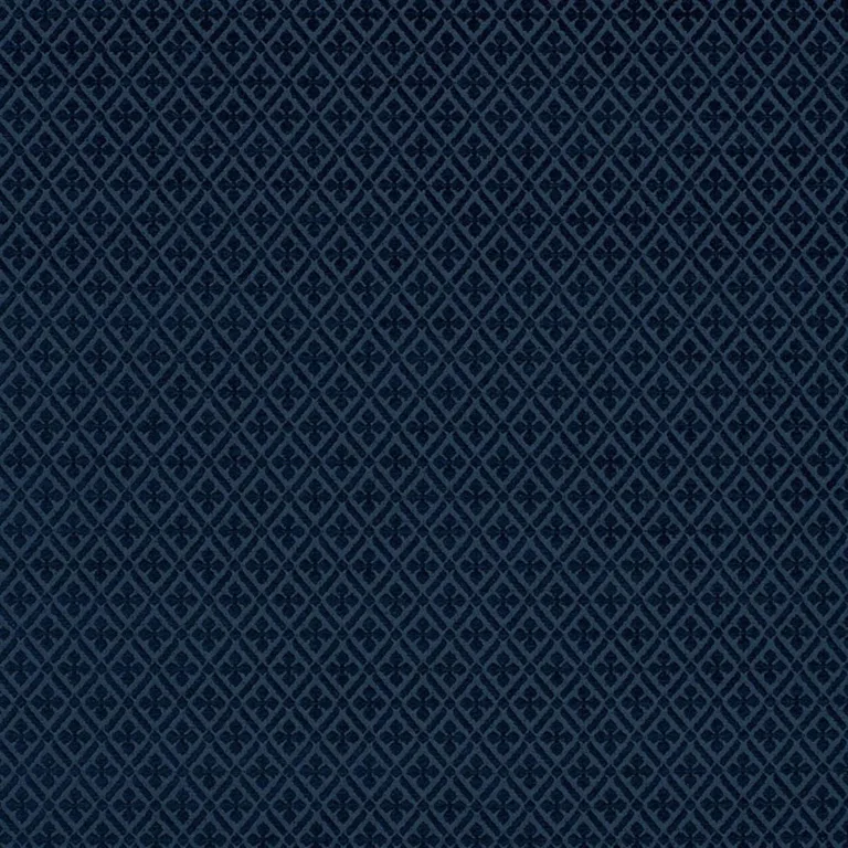 Schumacher 43453 Whittington Chenille Blue fabric swatch