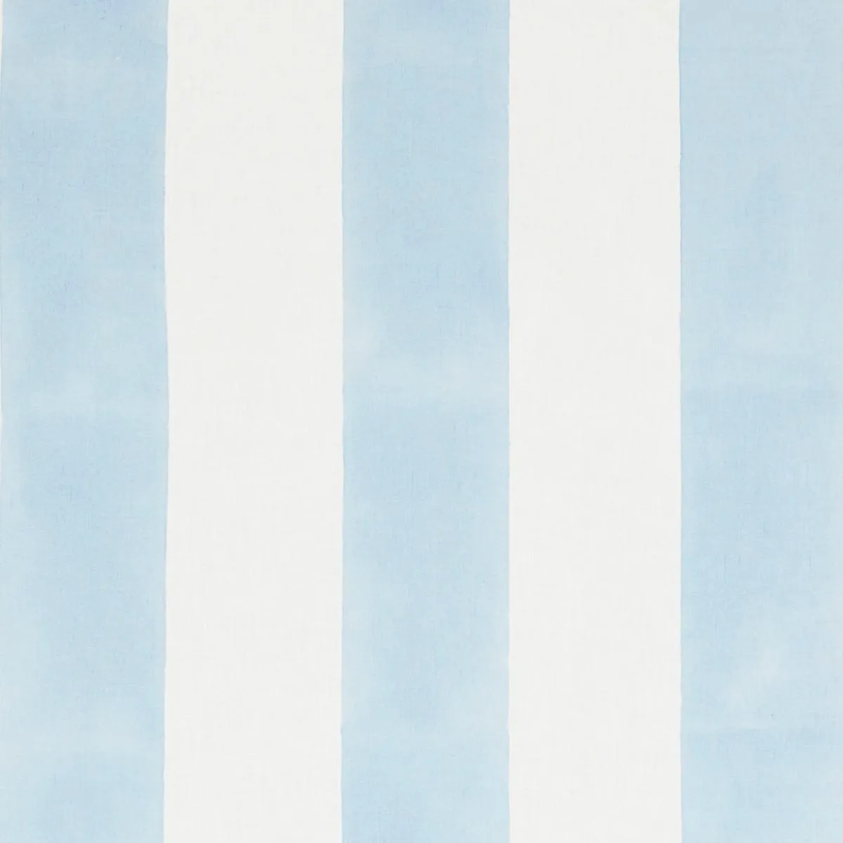 Schumacher 181810 Wide Hand Block Stripe Blue fabric swatch