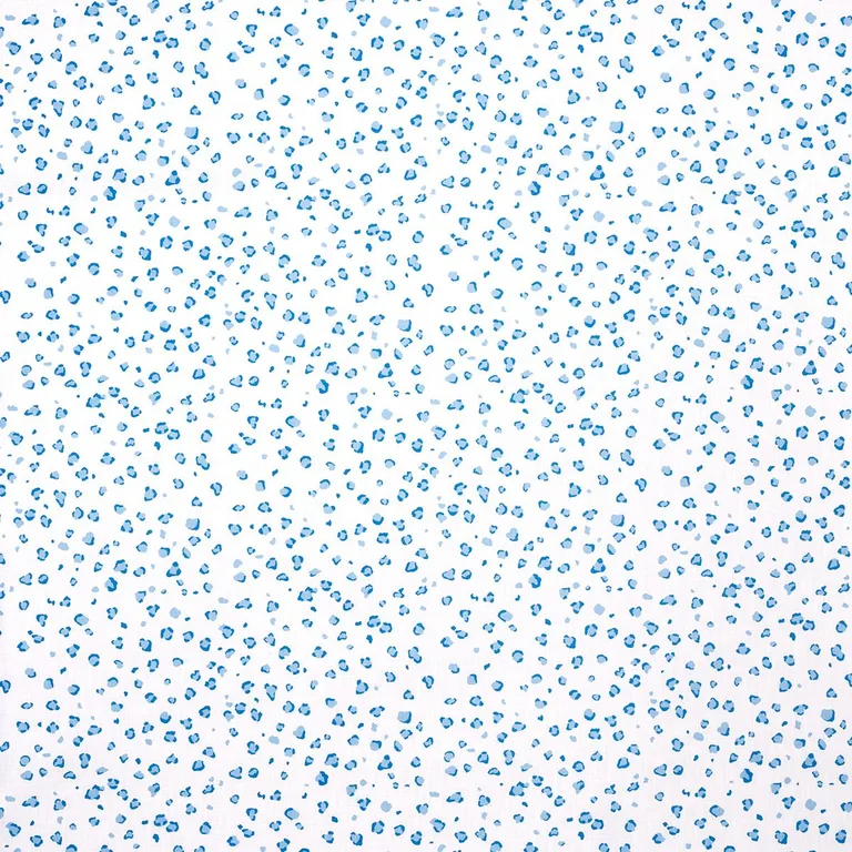 Schumacher 180941 Wild At Heart Indoor/ Outdoor Indigo fabric swatch