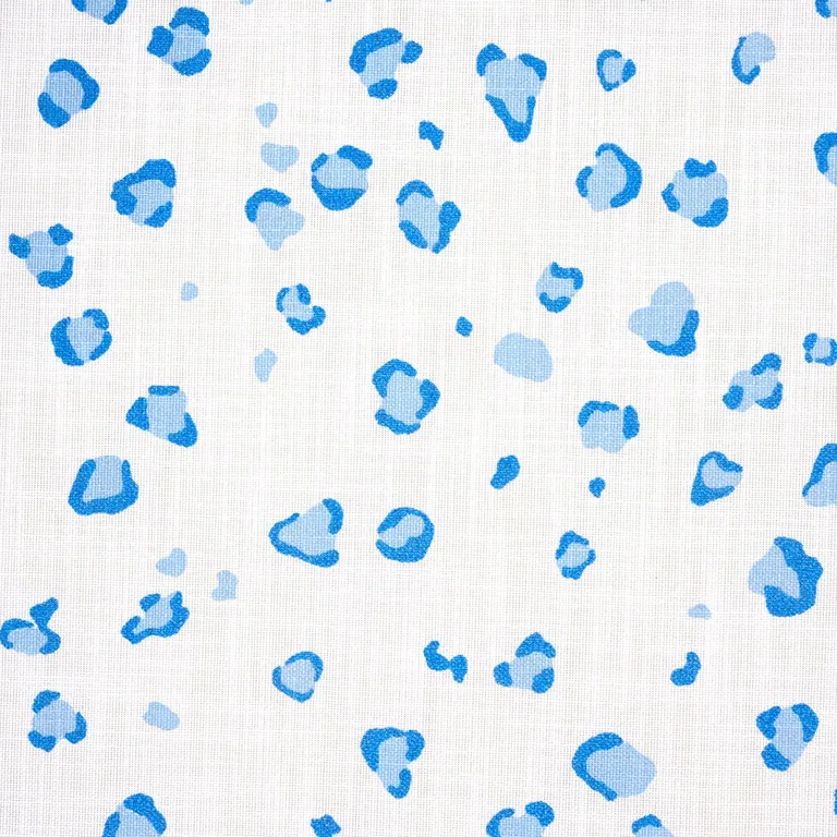 Schumacher 180941 Wild At Heart Indoor/ Outdoor Indigo fabric swatch