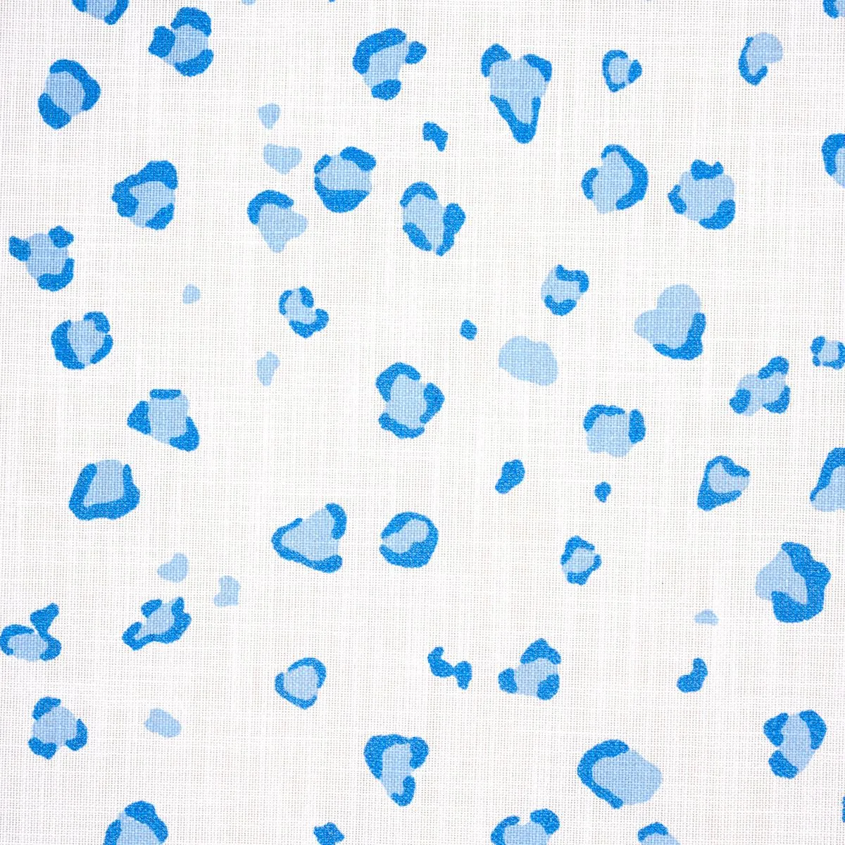 Schumacher 180941 Wild At Heart Indoor/ Outdoor Indigo fabric swatch