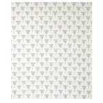Schumacher 179810 Wild Carrot Hand Block Print Indigo fabric swatch