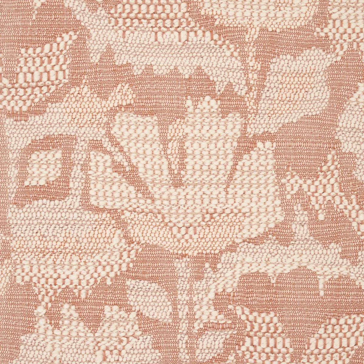 Schumacher 83452 Wild Flower Brick fabric swatch
