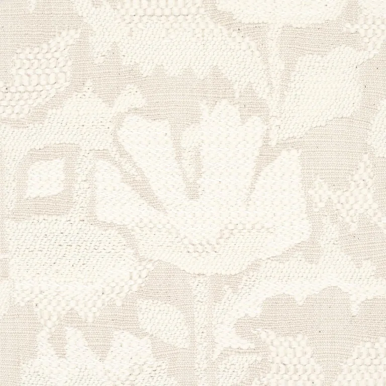 Schumacher 83451 Wild Flower Ivory fabric swatch