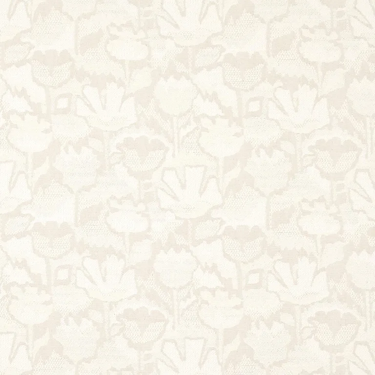 Schumacher 83451 Wild Flower Ivory fabric swatch