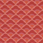 Schumacher 77181 Wilhelm Coral fabric swatch