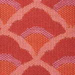 Schumacher 77181 Wilhelm Coral fabric swatch