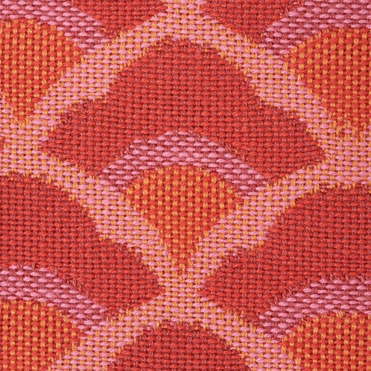 Schumacher 77181 Wilhelm Coral fabric swatch