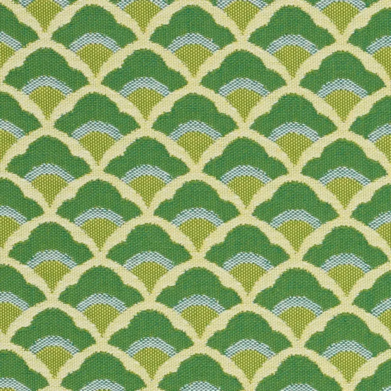 Schumacher 77182 Wilhelm Kelly Green fabric swatch