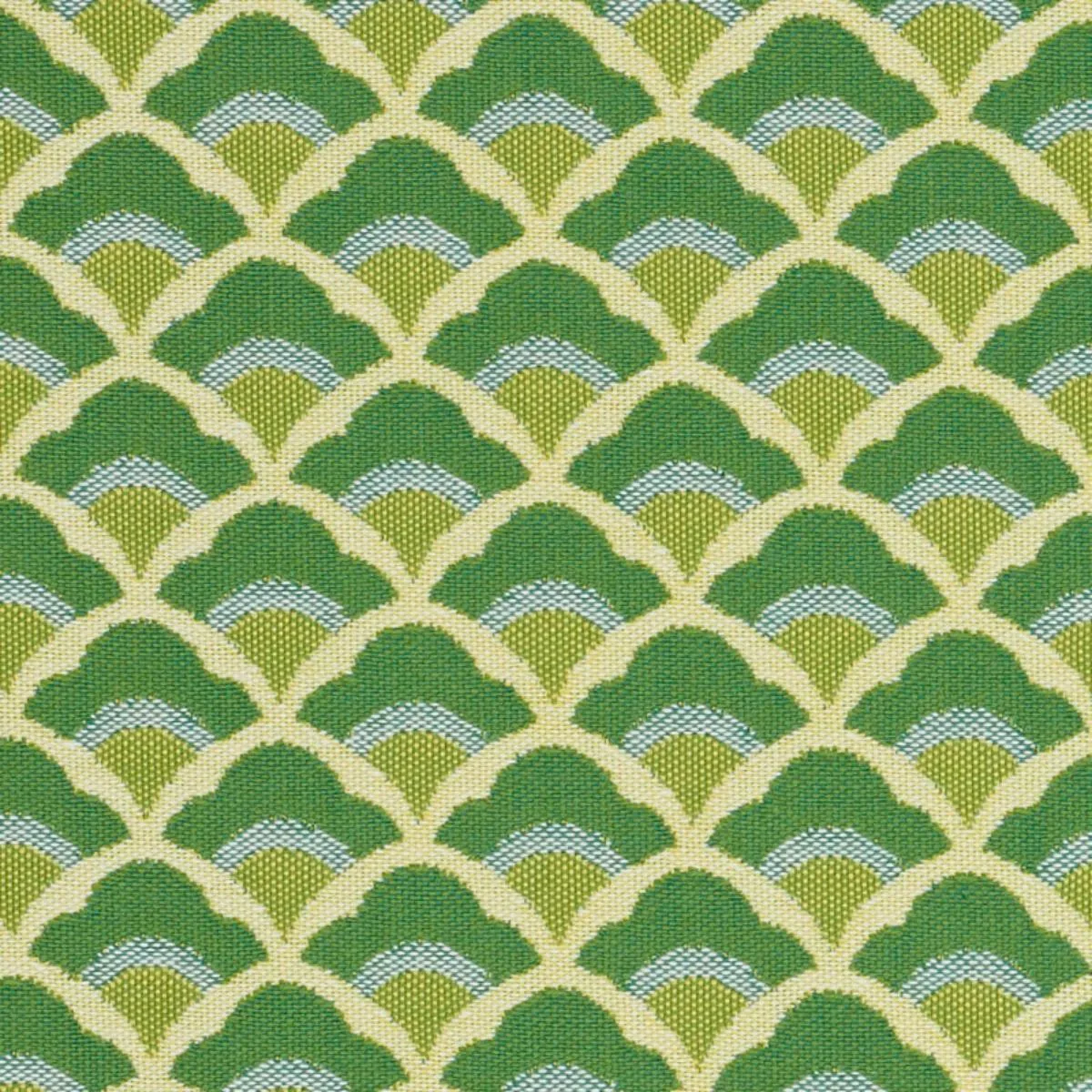 Schumacher 77182 Wilhelm Kelly Green fabric swatch