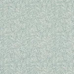 Schumacher 182180 Willow Leaf Aqua fabric swatch
