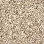 Schumacher 182182 Willow Leaf Mocha fabric swatch
