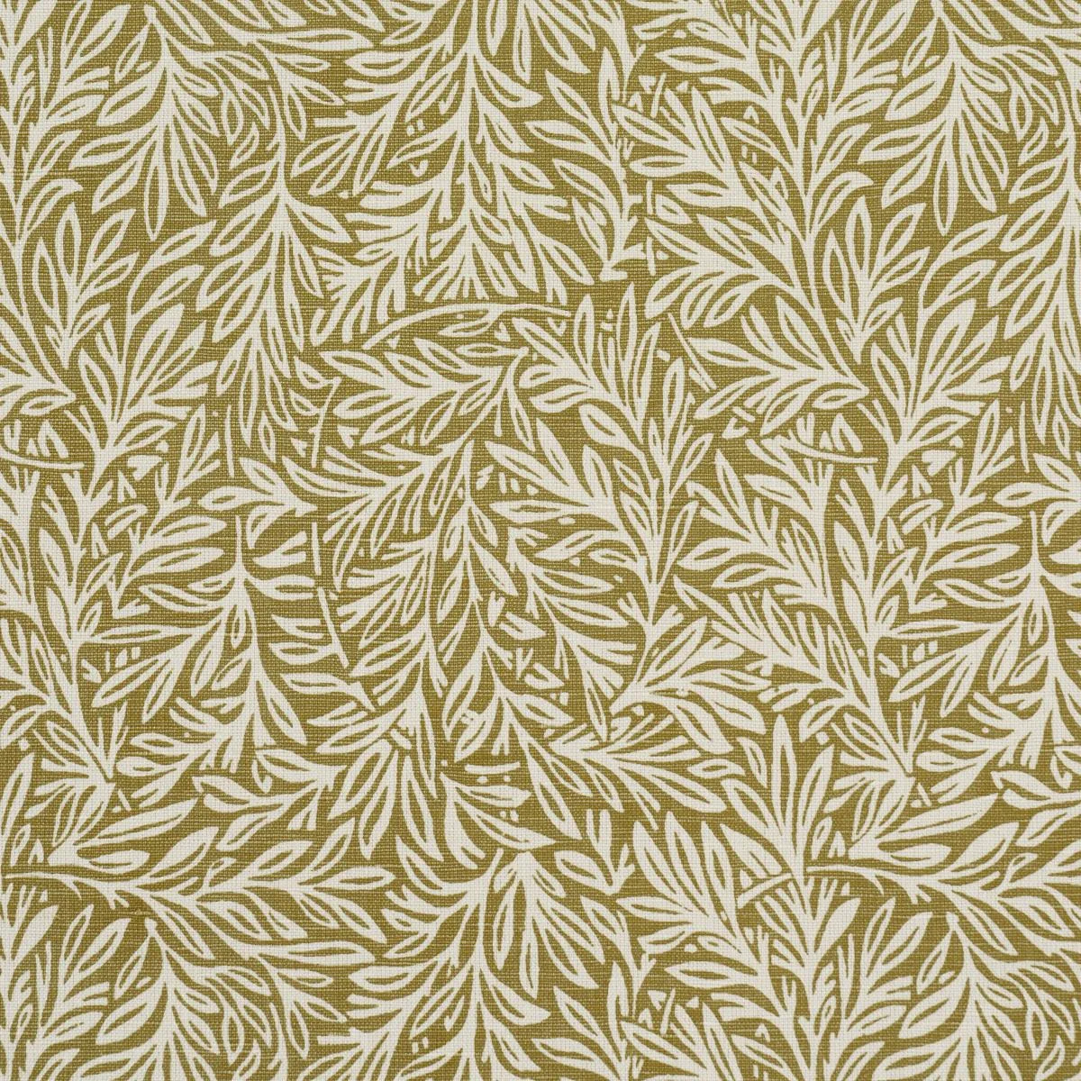 Schumacher 182181 Willow Leaf Moss fabric swatch