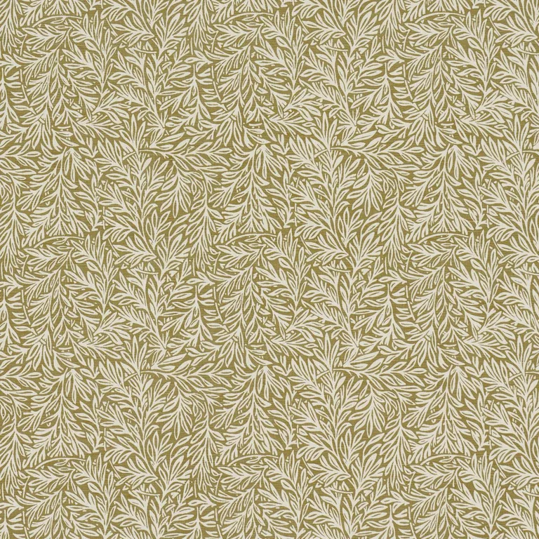 Schumacher 182181 Willow Leaf Moss fabric swatch