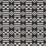 Schumacher 76791 Wilson Embroidery Black fabric swatch