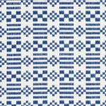 Schumacher 76790 Wilson Embroidery Indigo fabric swatch