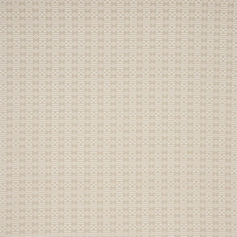 Schumacher 76792 Wilson Embroidery Sand fabric swatch